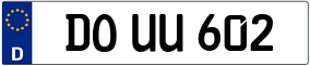 Truck License Plate